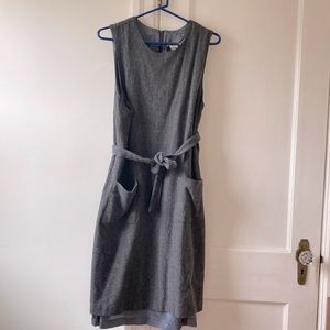 Vermont Country Store Gray Wool Dress